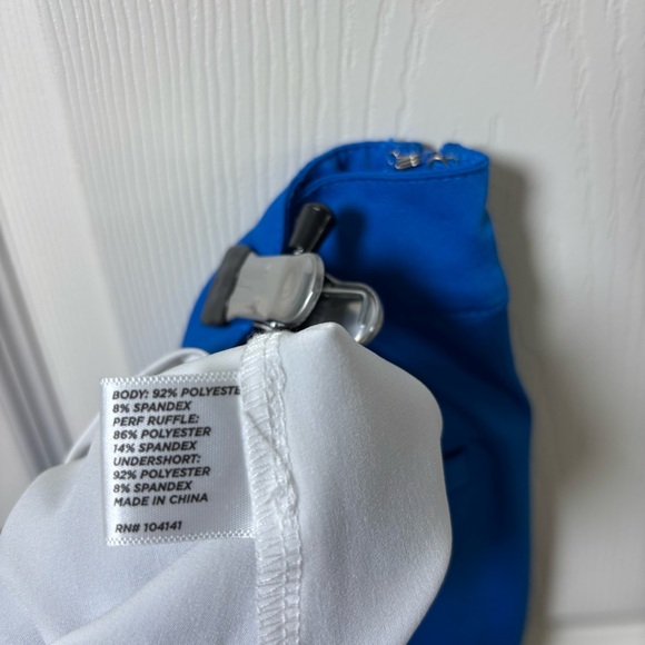 Lady Hagen Golf Skort Size 10 Blue White Skirt Pickleball Tennis Pockets Preppy - Picture 9 of 9